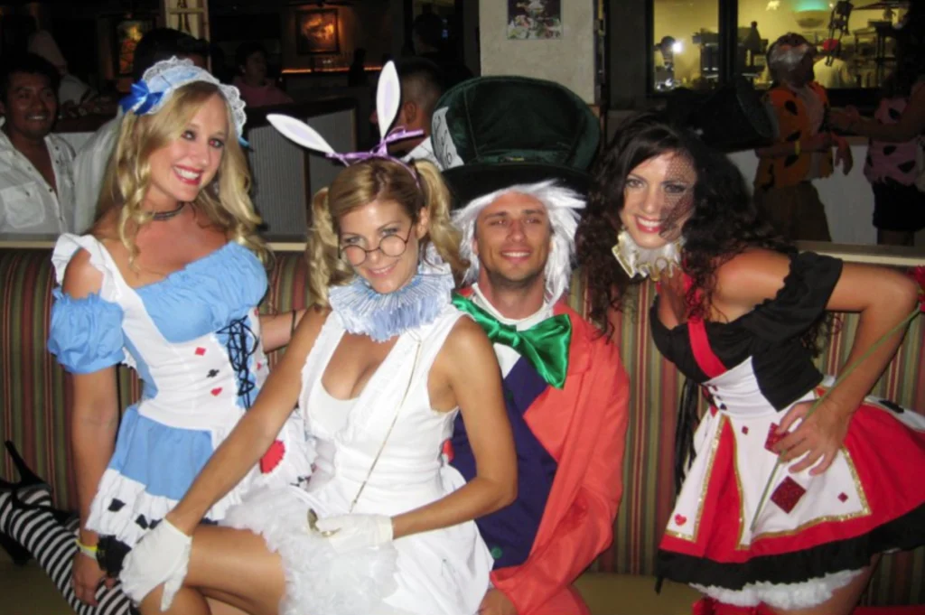 Halloween on Front Street in Lahaina