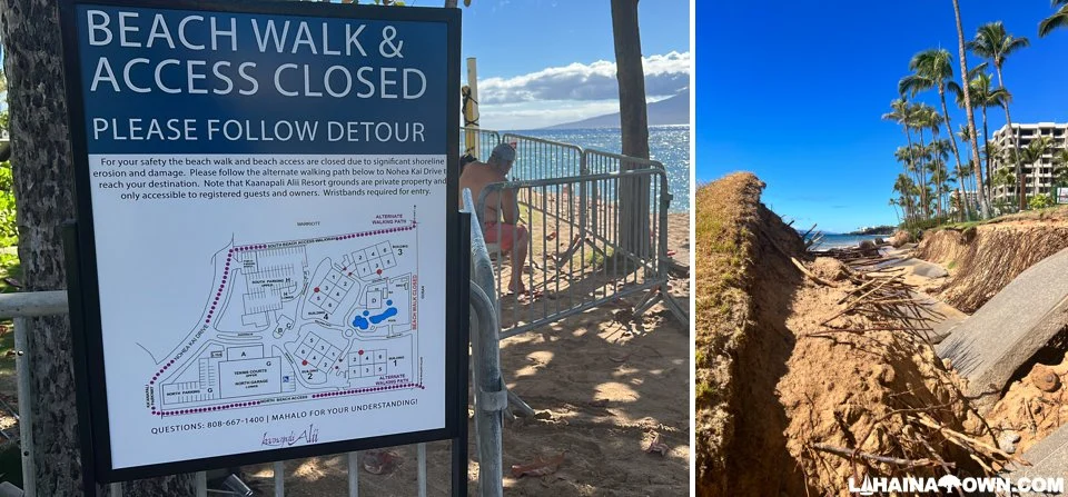 Kaanapali alii beach path