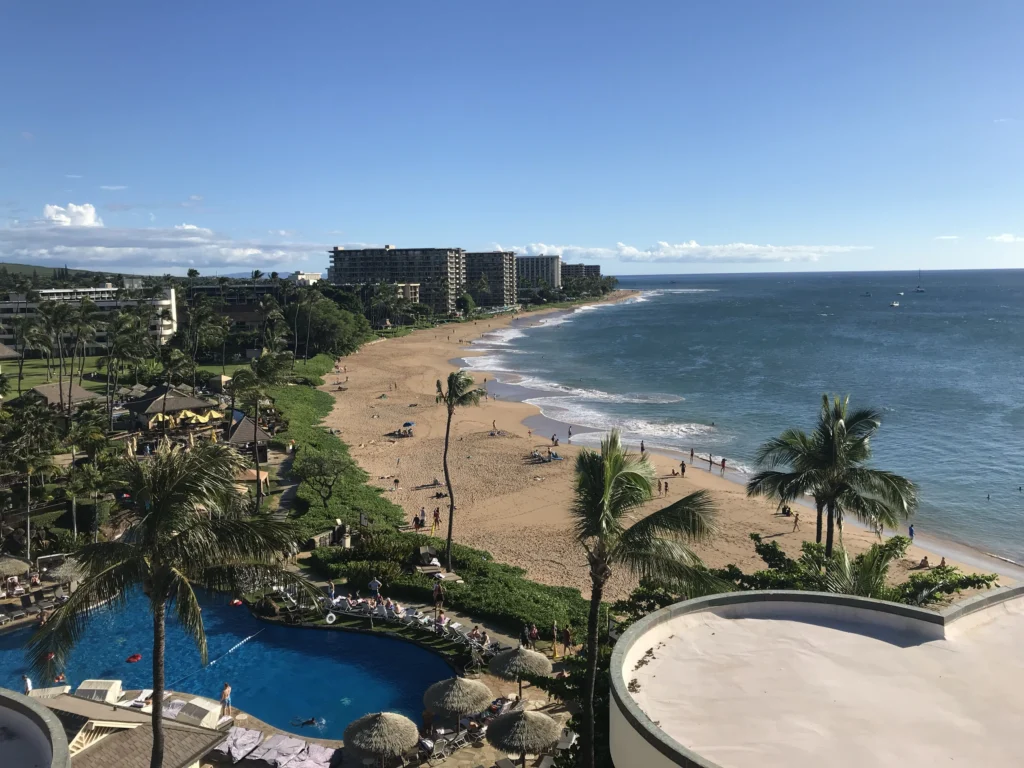 Kaanapali Beach Bar Coastal View