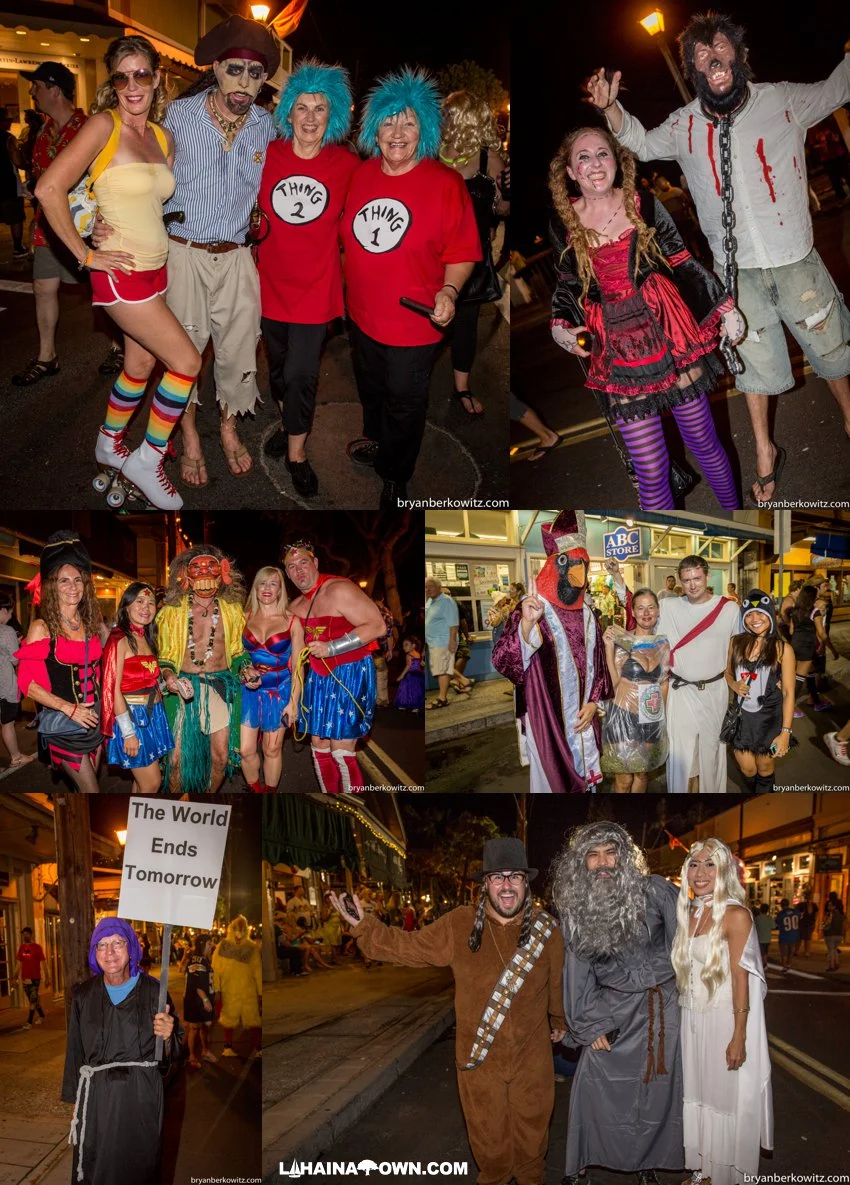 colorful Halloween costumes