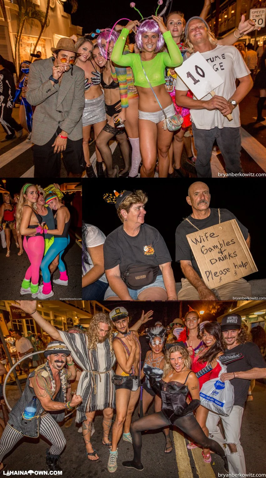 Maui Halloween Lahaina photos
