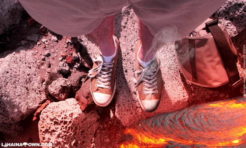 Liquid Hot Magma
