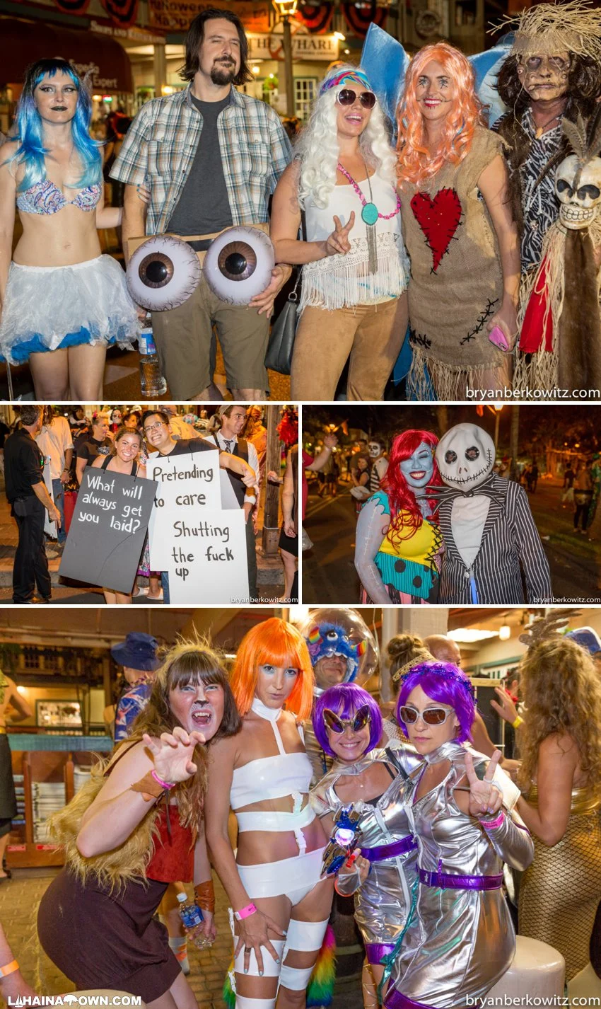 Lahaina party goers