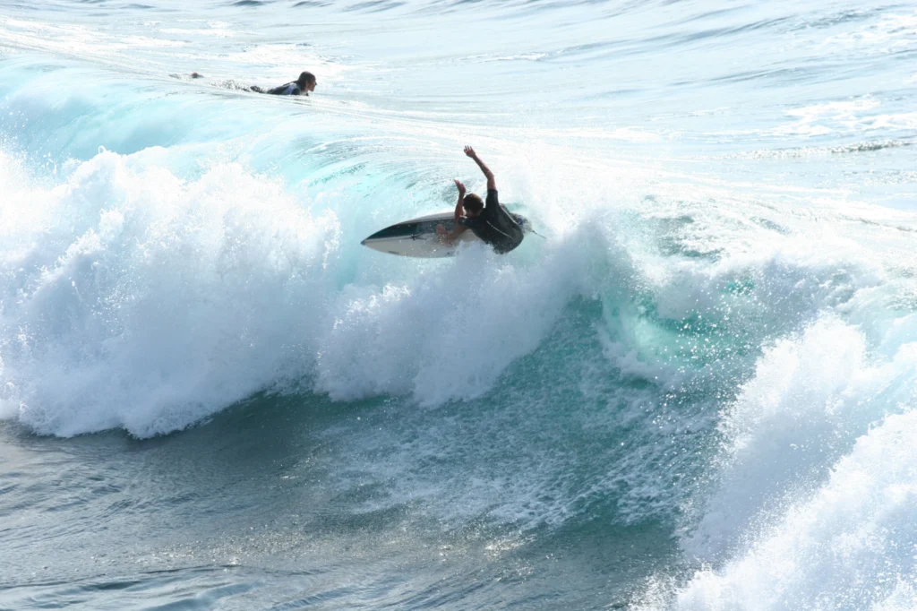 Surfing Maui