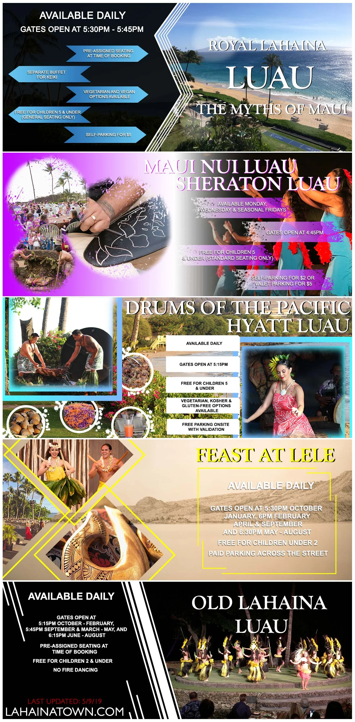 Top 5 Lahaina Luaus